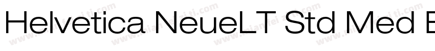 Helvetica NeueLT Std Med Ext bold字体转换